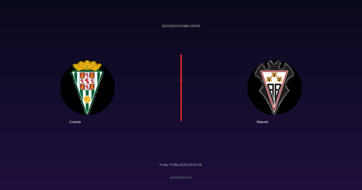 Match Preview: Cordoba vs Albacete - prediction, team news, live stream