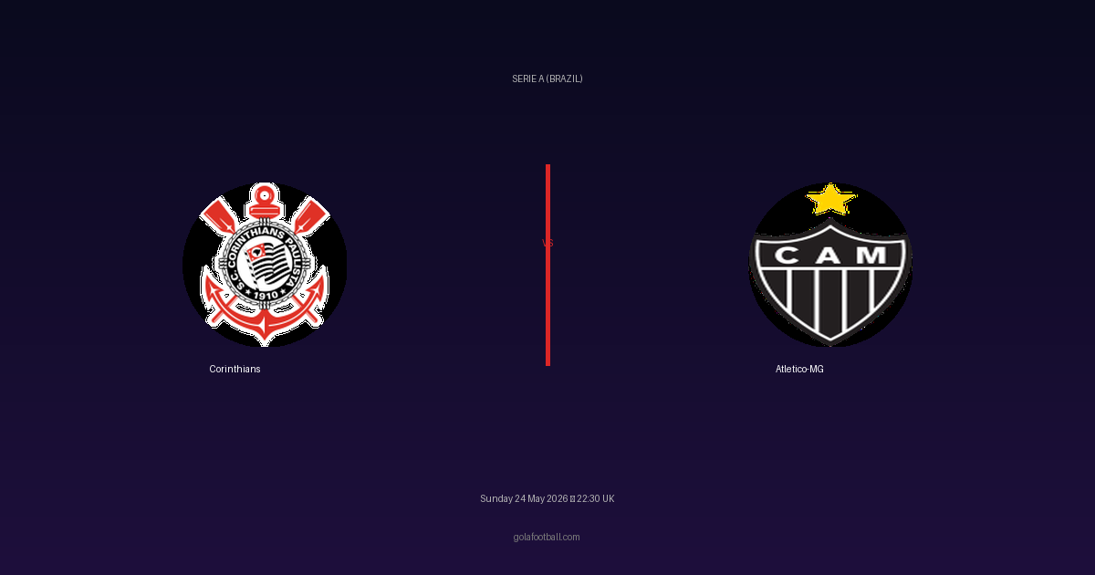 Match Preview: Corinthians vs Atletico-MG - prediction, team news, live stream