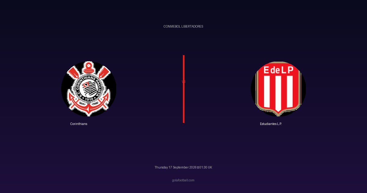 Match Preview: Corinthians vs Estudiantes L.P. – CONMEBOL Libertadores