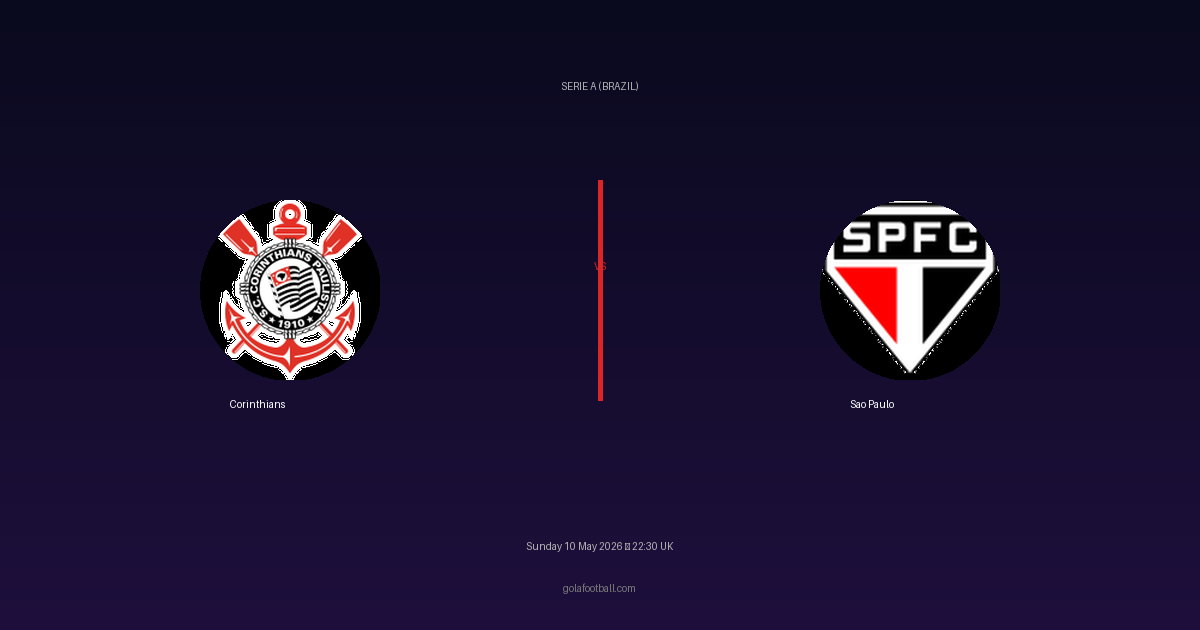 Match Preview: Corinthians vs Sao Paulo - prediction, team news, live stream
