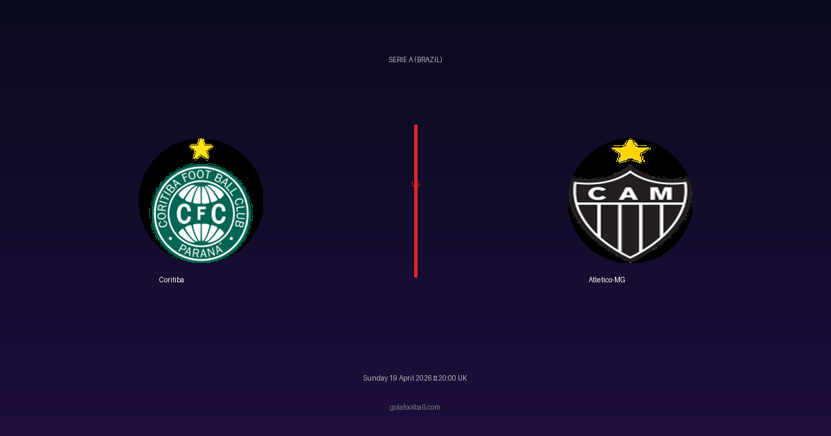 Match Preview: Coritiba vs Atletico-MG - prediction, team news, live stream