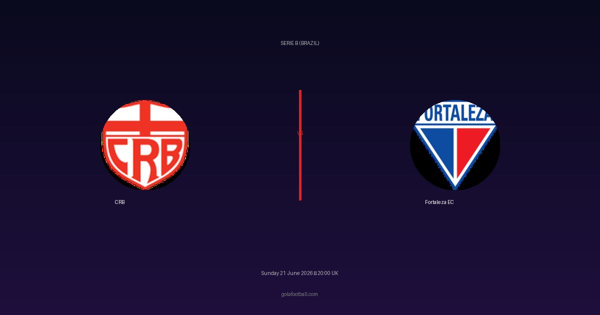 Match Preview: CRB vs Fortaleza EC – Serie B (Brazil)