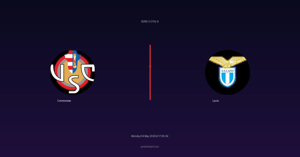 Match Preview: Cremonese vs Lazio - prediction, team news, live stream