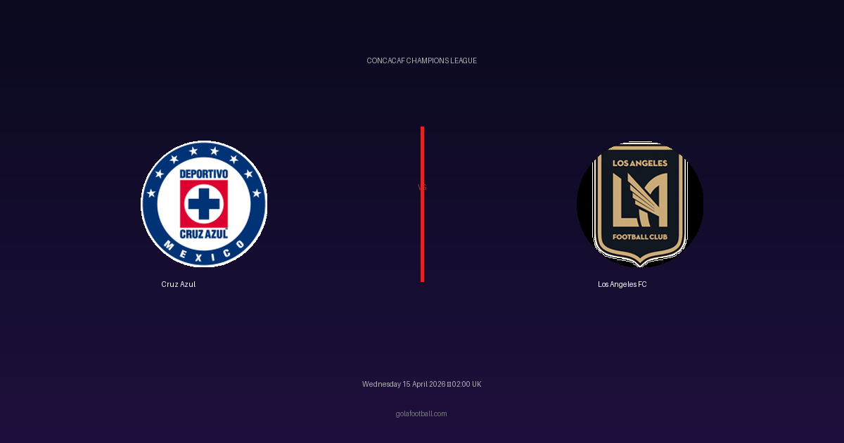 Match Preview: Cruz Azul vs Los Angeles FC - prediction, team news, live stream