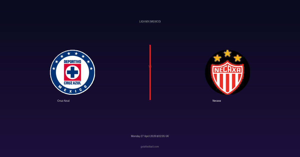 Match Preview: Cruz Azul vs Necaxa - prediction, team news, live stream