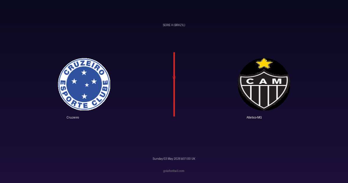 Match Preview: Cruzeiro vs Atletico-MG - prediction, team news, live stream