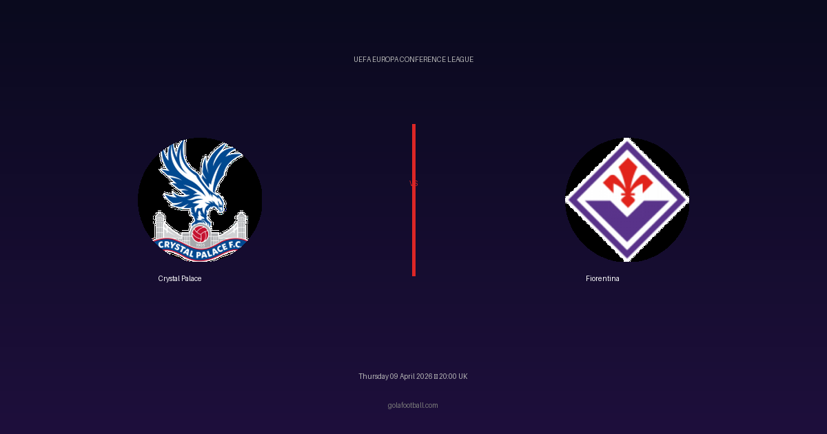 Match Preview: Crystal Palace vs Fiorentina - prediction, team news, live stream