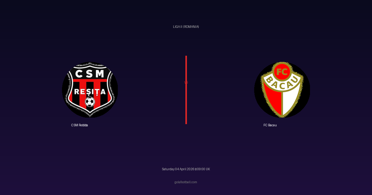 Match Preview: CSM Reşiţa vs FC Bacau — prediction, team news & live stream