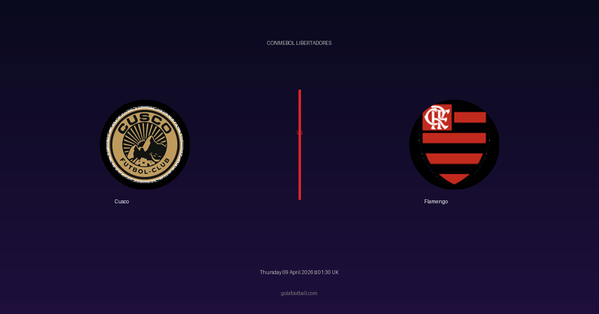 Match Preview: Cusco vs Flamengo - prediction, team news, live stream
