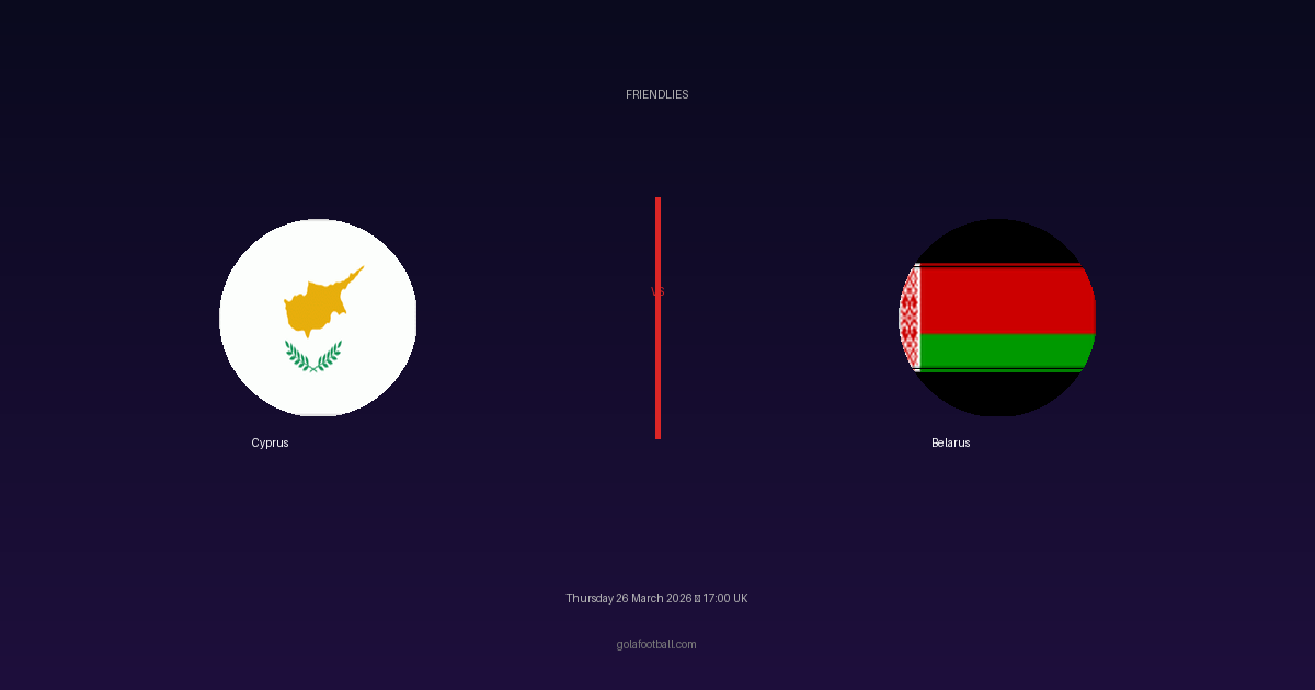Match Preview: Cyprus vs Belarus - prediction, team news, live stream