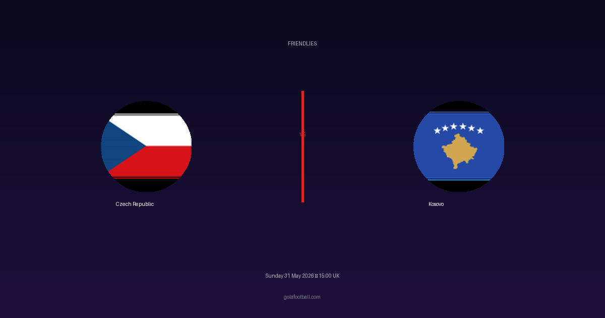 Match Preview: Czech Republic vs Kosovo - prediction, team news, live stream