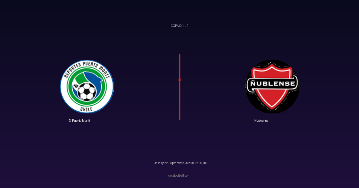 Match Preview: D. Puerto Montt vs Nublense – Copa Chile