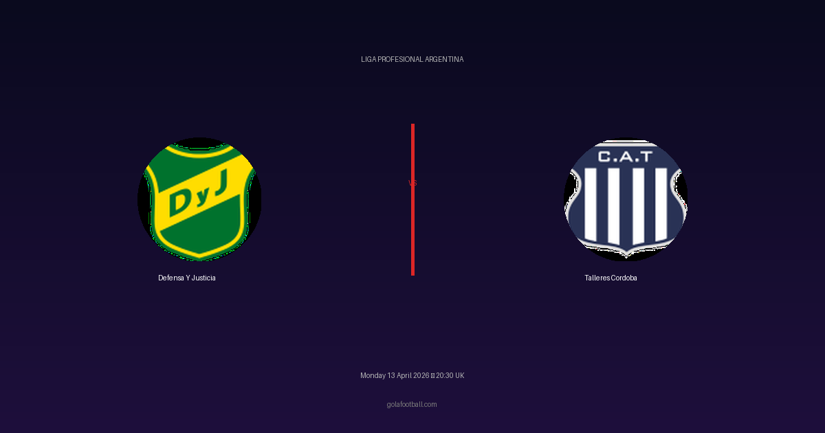 Match Preview: Defensa Y Justicia vs Talleres Cordoba - prediction, team news, live stream