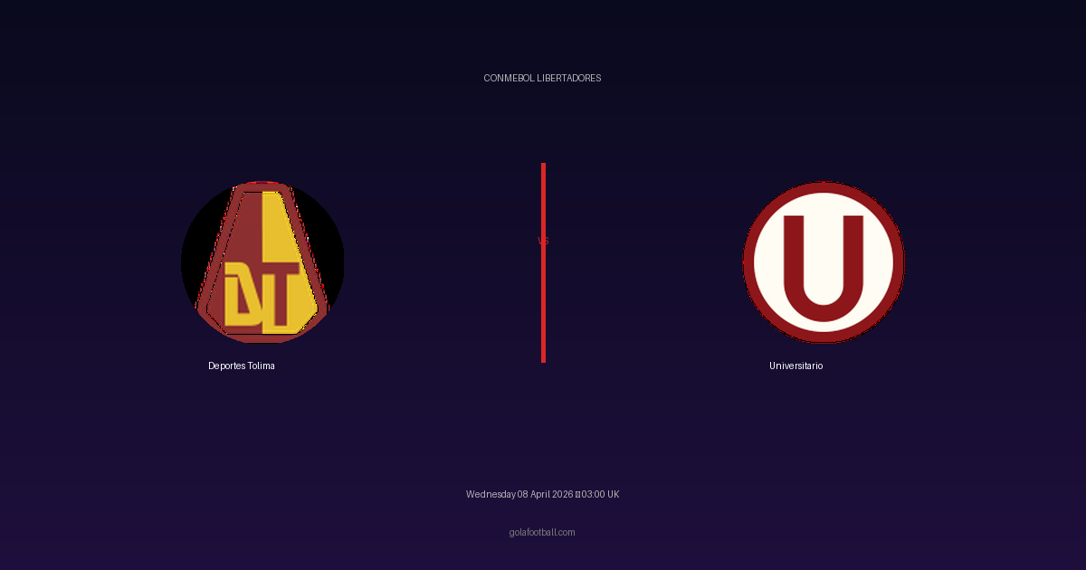Match Preview: Deportes Tolima vs Universitario - prediction, team news, live stream