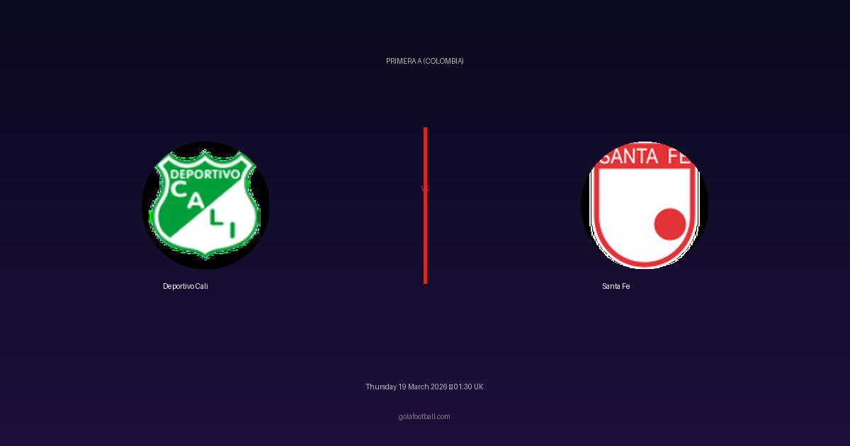 Match Preview: Deportivo Cali vs Santa Fe - prediction, team news, live stream
