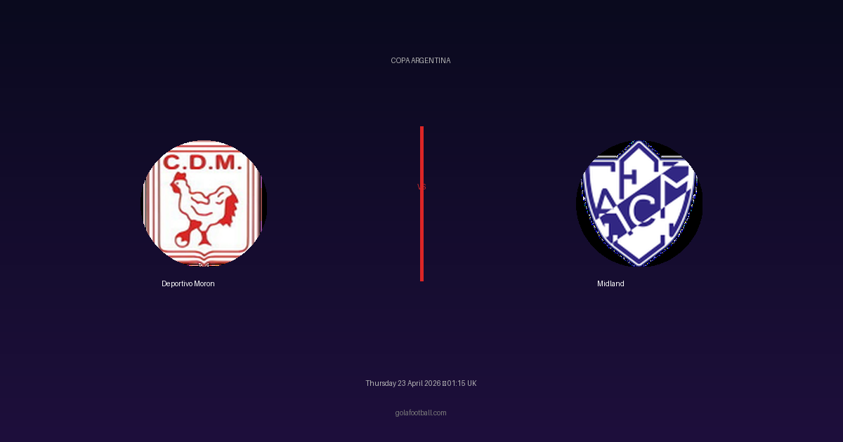 Match Preview: Deportivo Moron vs Midland - prediction, team news, live stream