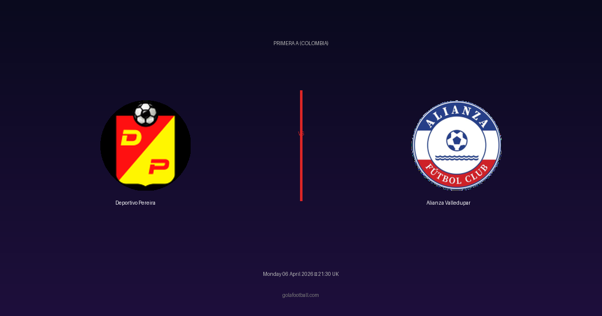 Match Preview: Deportivo Pereira vs Alianza Valledupar - prediction, team news, live stream