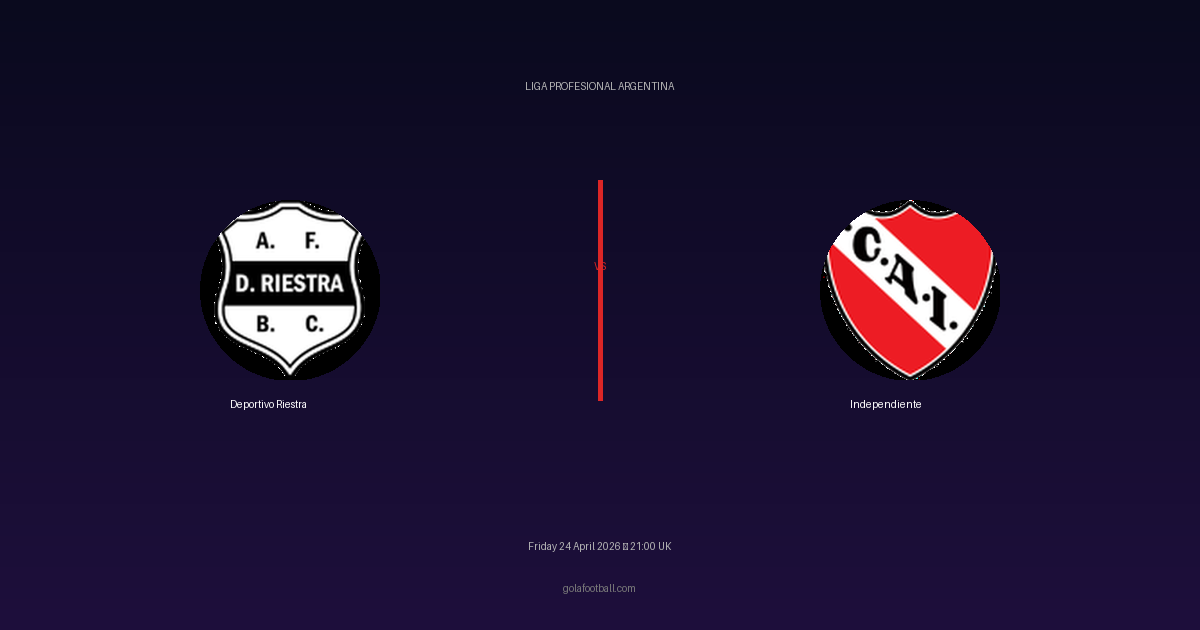 Match Preview: Deportivo Riestra vs Independiente - prediction, team news, live stream