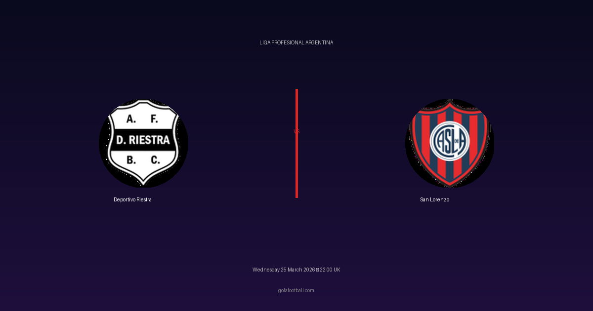 Match Preview: Deportivo Riestra vs San Lorenzo - prediction, team news, live stream