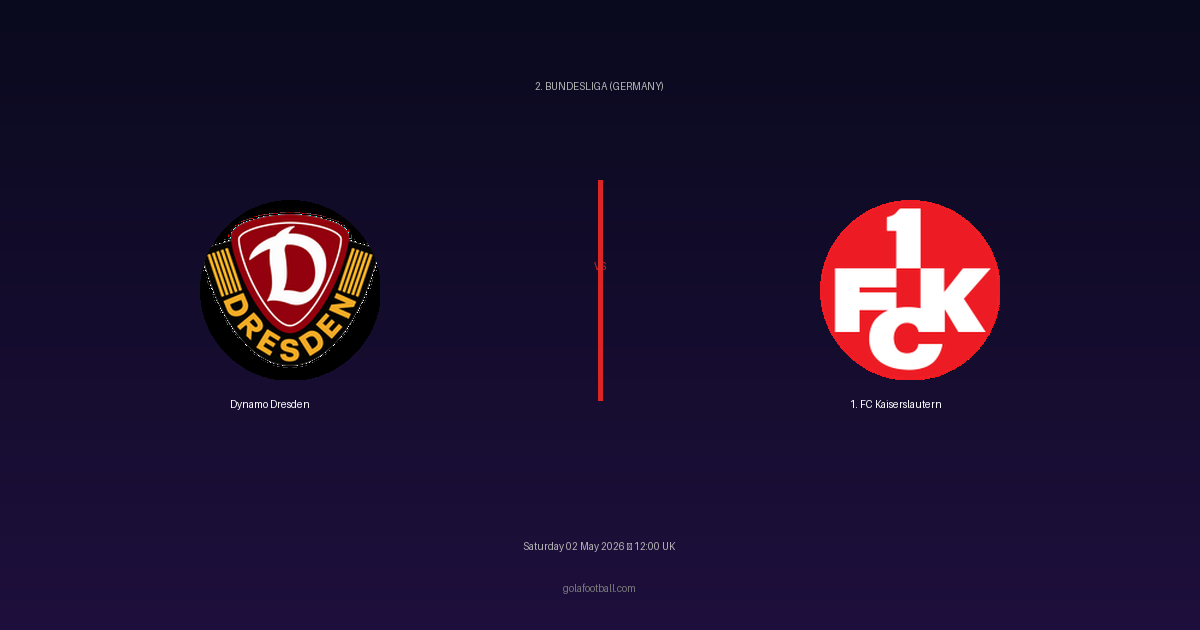 Match Preview: Dynamo Dresden vs 1. FC Kaiserslautern - prediction, team news, live stream