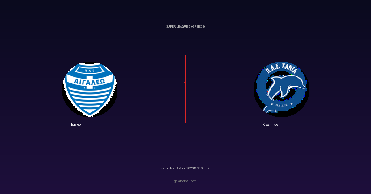 Match Preview: Egaleo vs Kissamikos — prediction, team news & live stream