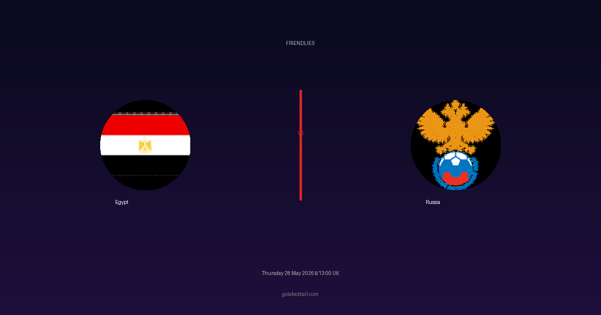 Match Preview: Egypt vs Russia - prediction, team news, live stream