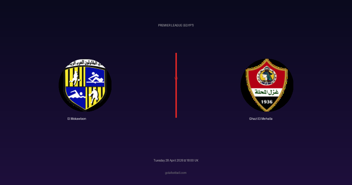 Match Preview: El Mokawloon vs Ghazl El Mehalla - prediction, team news, live stream