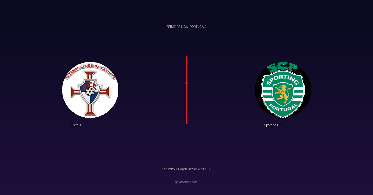 Match Preview: Estrela vs Sporting CP - prediction, team news, live stream