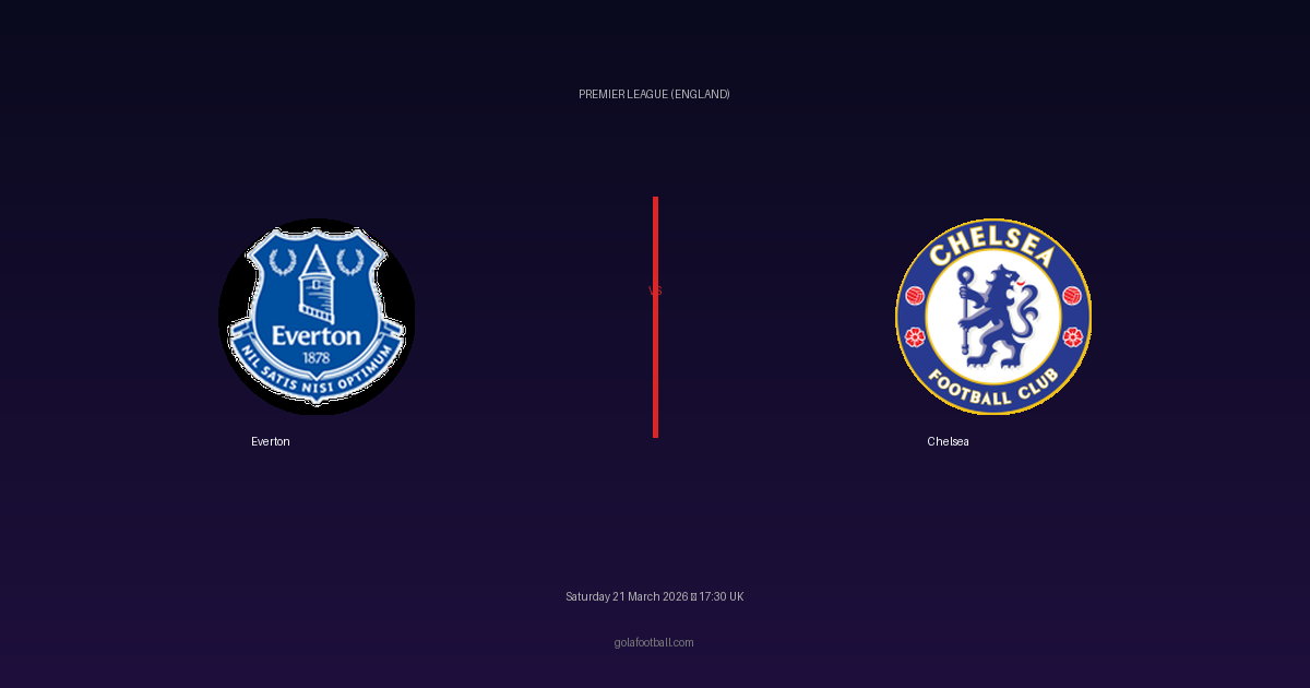 Match Preview: Everton vs Chelsea - prediction, team news, live stream