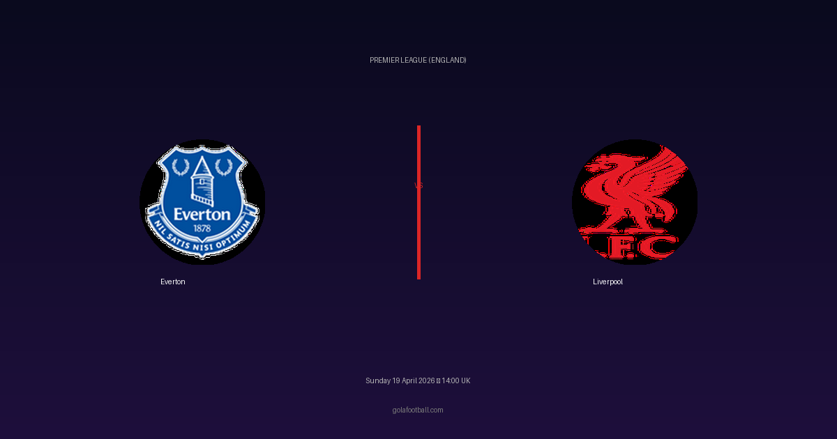 Match Preview: Everton vs Liverpool - prediction, team news, live stream