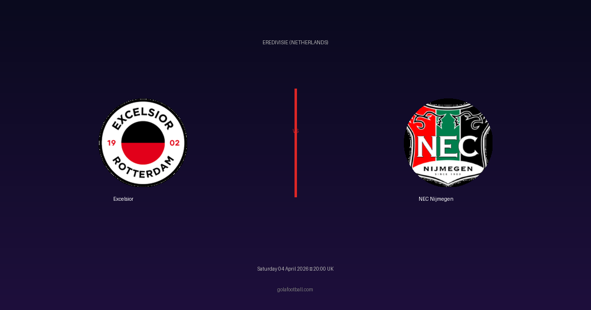 Match Preview: Excelsior vs NEC Nijmegen - prediction, team news, live stream