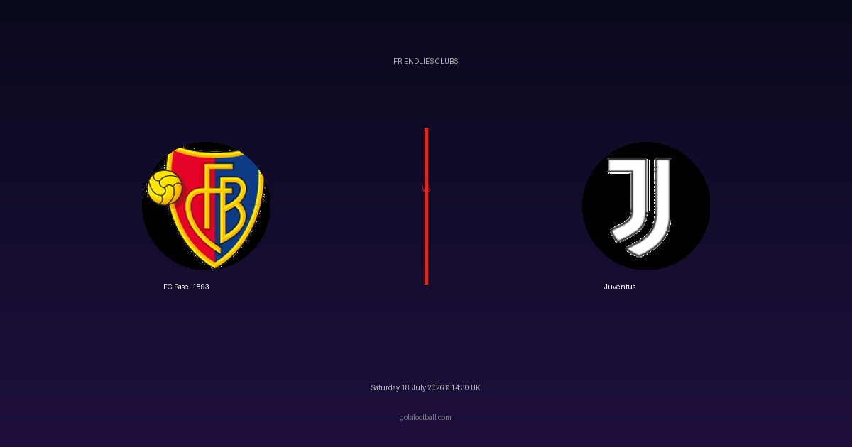 Match Preview: FC Basel 1893 vs Juventus – Friendlies Clubs