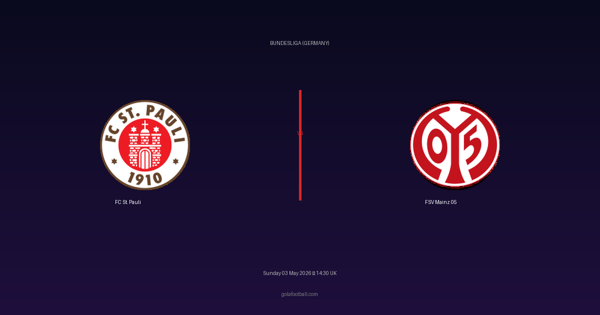 Match Preview: FC St. Pauli vs FSV Mainz 05 - prediction, team news, live stream