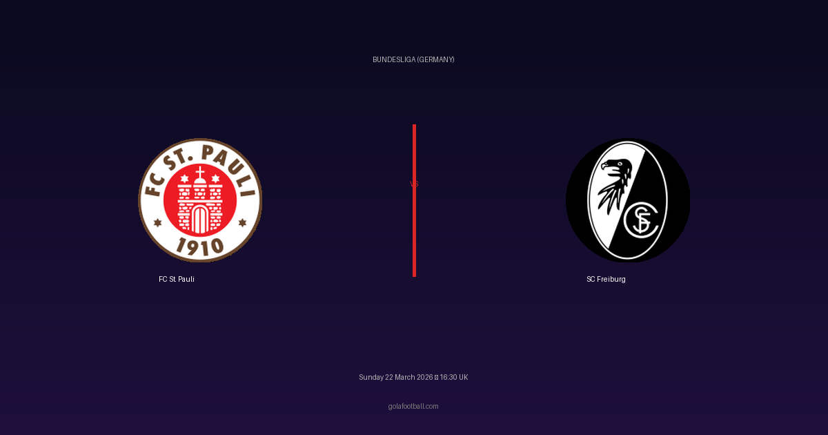 Match Preview: FC St. Pauli vs SC Freiburg - prediction, team news, live stream