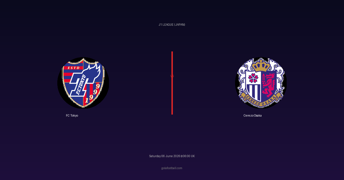 Match Preview: FC Tokyo vs Cerezo Osaka - prediction, team news, live stream
