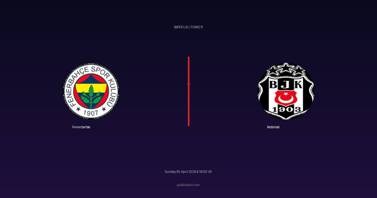 Match Preview: Fenerbahçe vs Beşiktaş - prediction, team news, live stream
