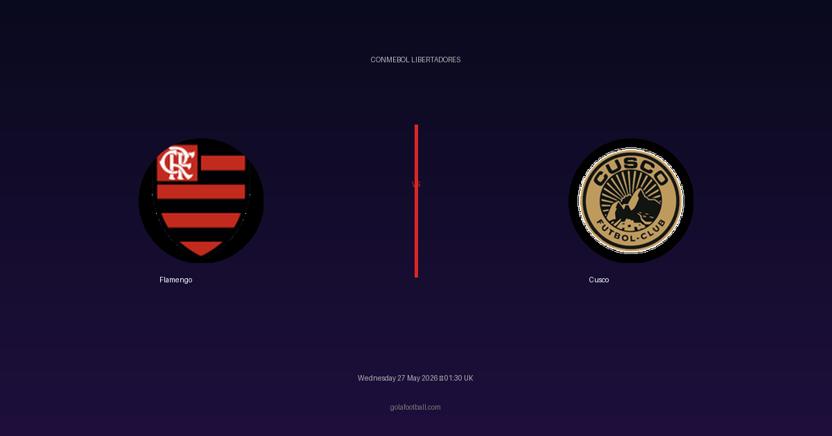 Match Preview: Flamengo vs Cusco - prediction, team news, live stream