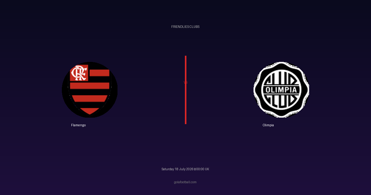 Match Preview: Flamengo vs Olimpia – Friendlies Clubs
