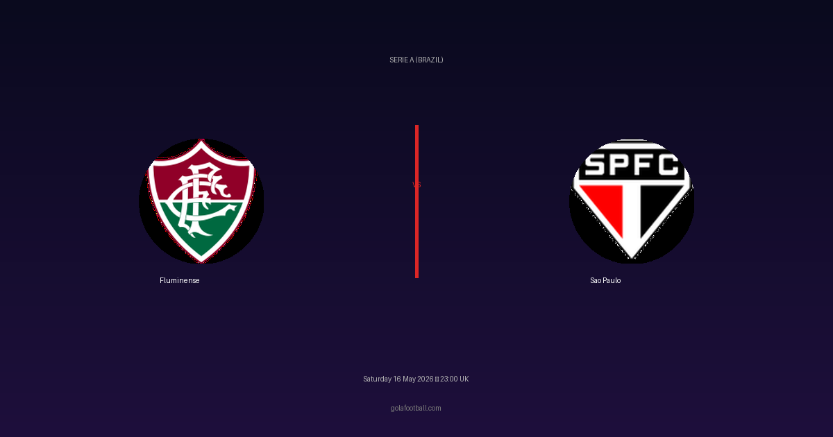 Match Preview: Fluminense vs Sao Paulo - prediction, team news, live stream