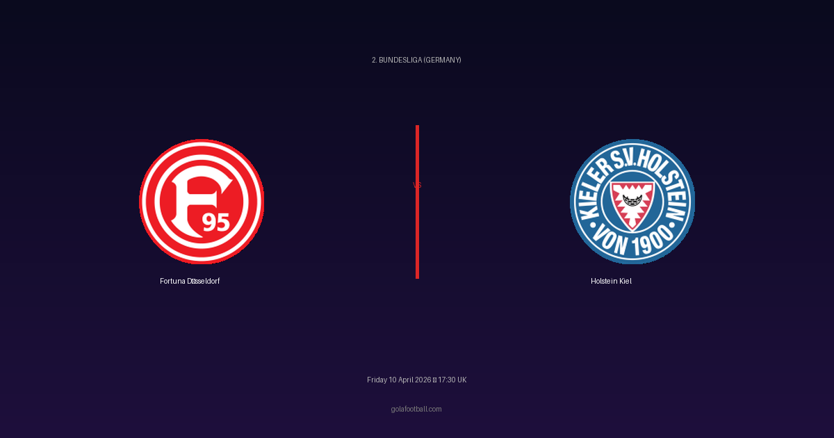 Match Preview: Fortuna Düsseldorf vs Holstein Kiel - prediction, team news, live stream