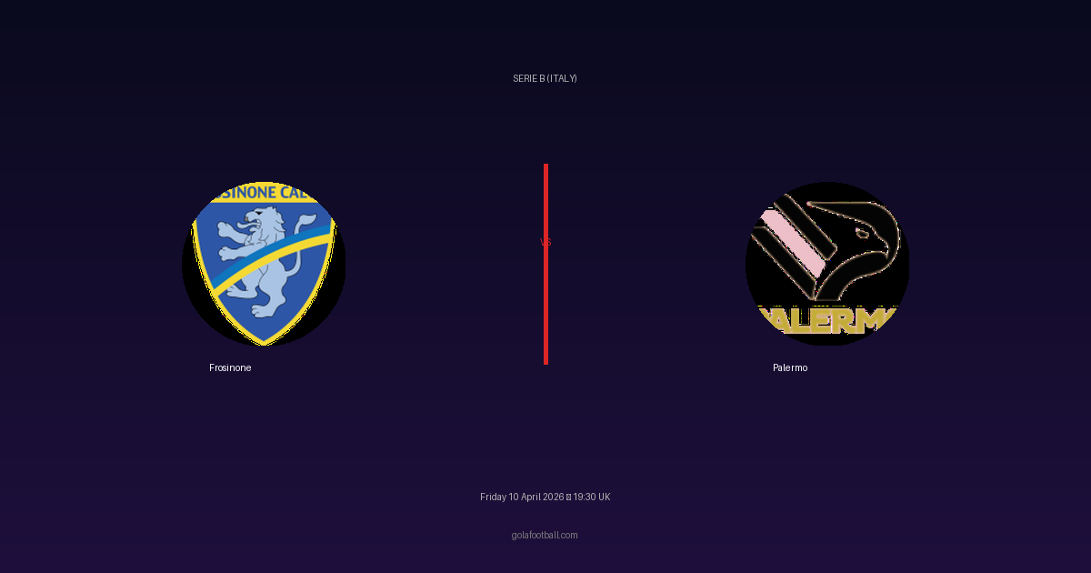 Match Preview: Frosinone vs Palermo - prediction, team news, live stream