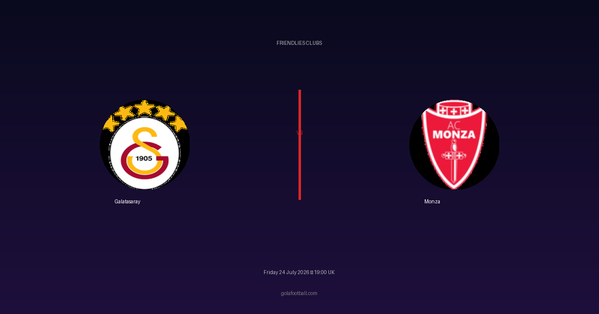 Match Preview: Galatasaray vs Monza – Friendlies Clubs