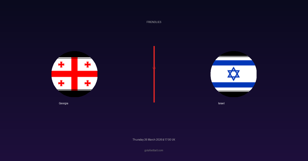 Match Preview: Georgia vs Israel - prediction, team news, live stream