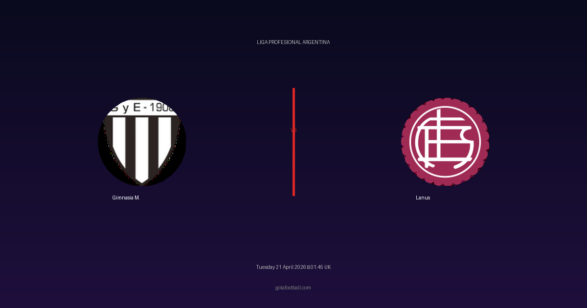 Match Preview: Gimnasia M. vs Lanus - prediction, team news, live stream