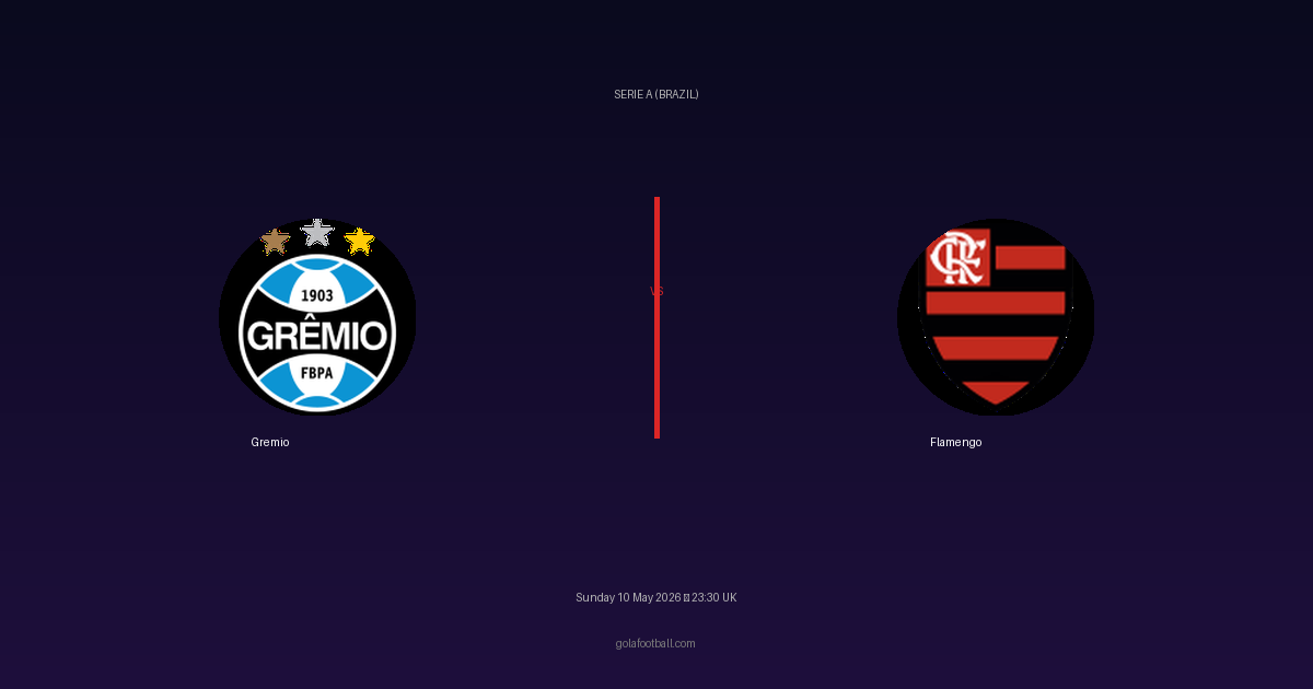 Match Preview: Gremio vs Flamengo - prediction, team news, live stream