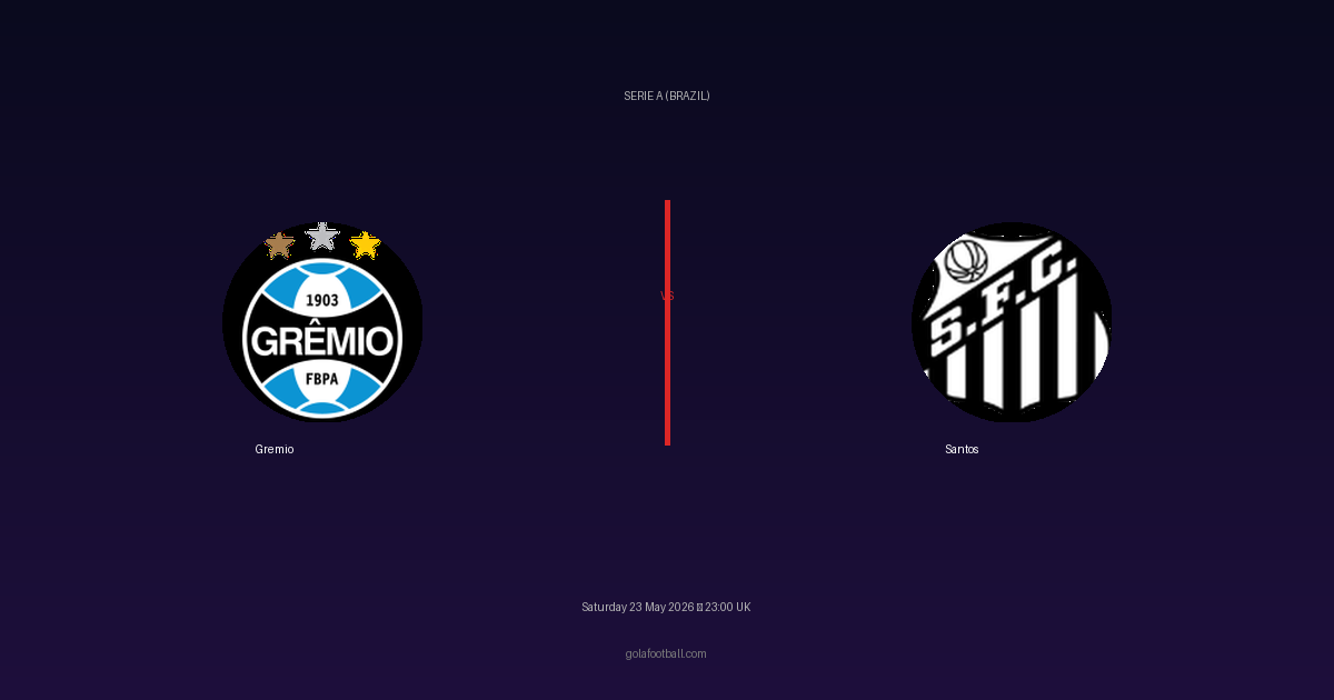 Match Preview: Gremio vs Santos - prediction, team news, live stream