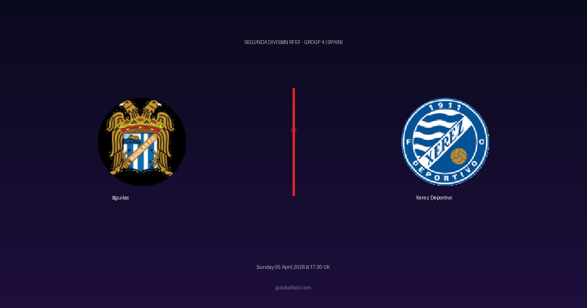 Match Preview: Águilas vs Xerez Deportivo — prediction, team news & live stream