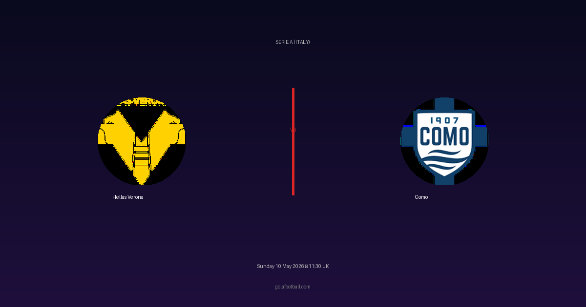 Match Preview: Hellas Verona vs Como - prediction, team news, live stream