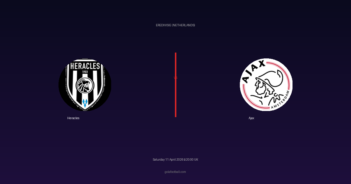 Match Preview: Heracles vs Ajax - prediction, team news, live stream