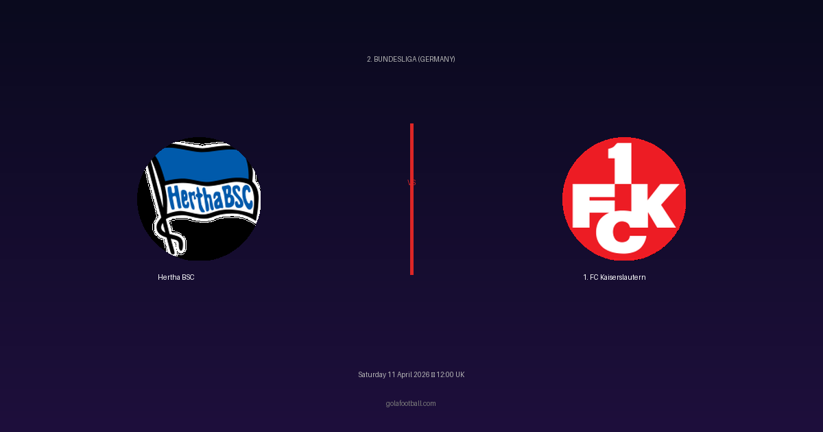 Match Preview: Hertha BSC vs 1. FC Kaiserslautern - prediction, team news, live stream